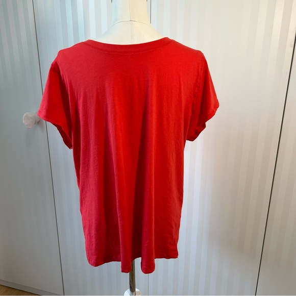 NWT Universal Thread orange poinsettia tee Size XXL - Picture 3 of 10